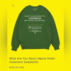 Justin Timberlake Tour Sweatshirt